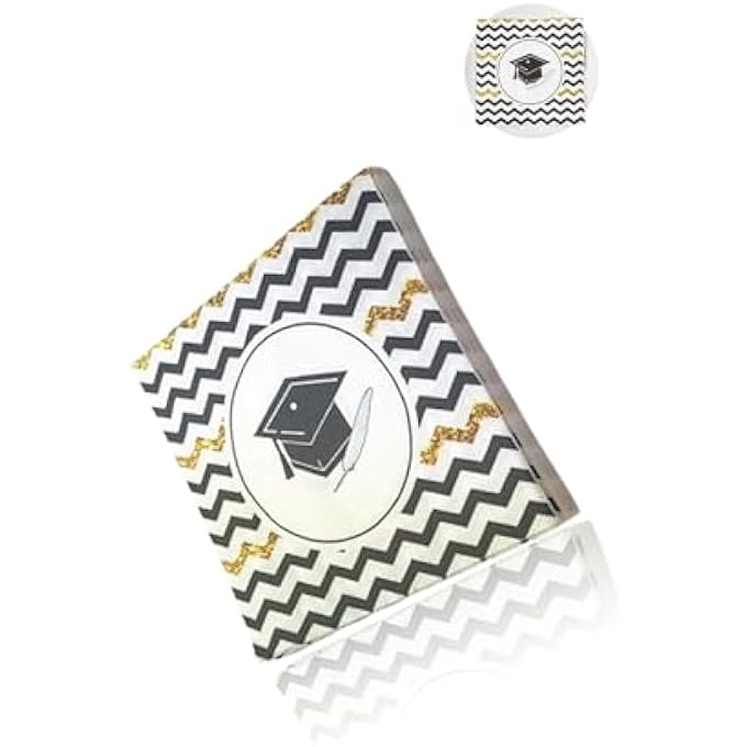 GRADUATION NAPKINS 100 PCS, DECORATIVE PAPER DINNER NAPKINS FOR GRADUATION PARTY SUPPLIES, 6.5X6.5 INCH, FOR CELEBRATIONS - Image 1